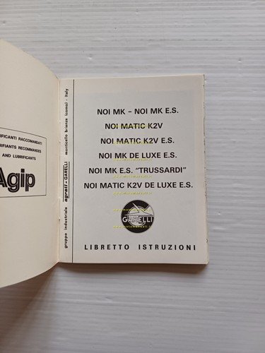 Garelli NOI 50 Trussardi + tutti modelli 1982 manuale uso …
