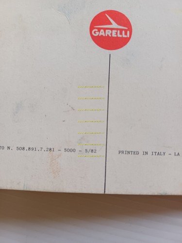 Garelli NOI 50 Trussardi + tutti modelli 1982 manuale uso …