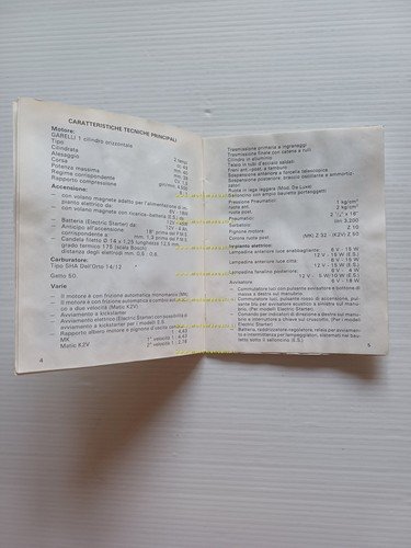 Garelli NOI Trussardi 50 + tutti modelli 1982 manuale uso …