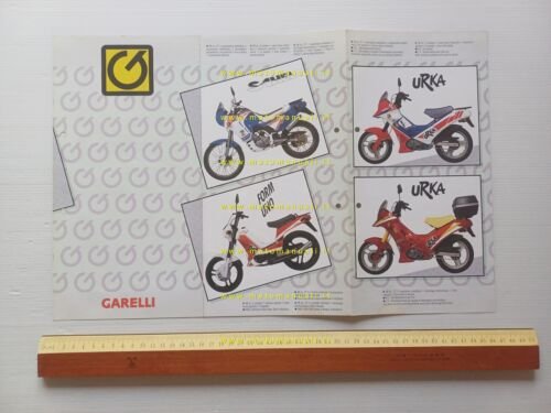 Garelli produzione 50 Urka Sahel Formuno Team Gary depliant italiano …