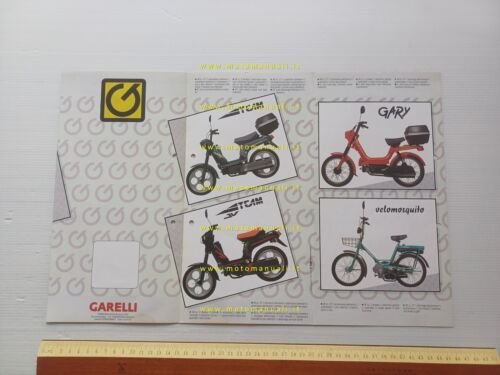 Garelli produzione 50 Urka Sahel Formuno Team Gary depliant italiano …