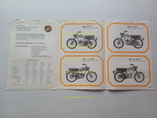 Garelli REX produzione modelli 75 - 100 - 125 anni …