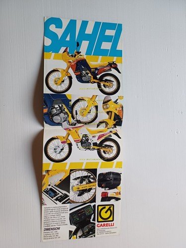 Garelli Sahel 50 1988 depliant originale ITALIANO