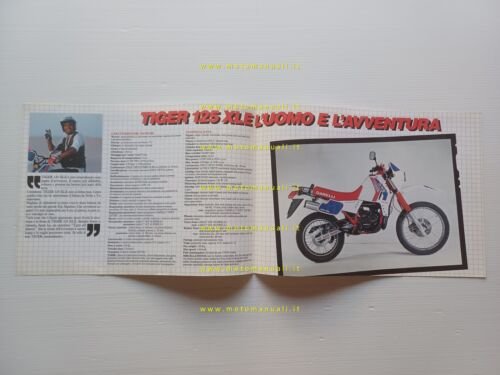 Garelli Tiger 125 XLE Enduro depliant ITALIANO originale