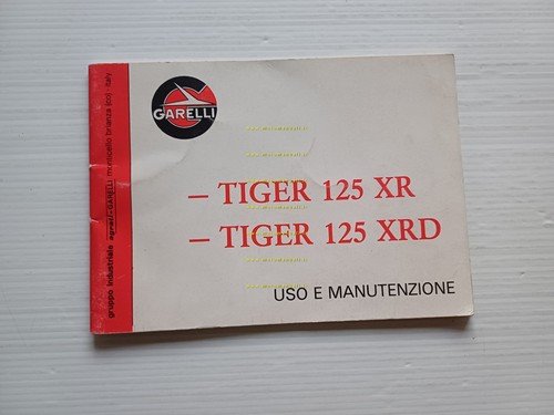 Garelli Tiger 125 XR -Tiger 125 XRD 1985 manuale uso …