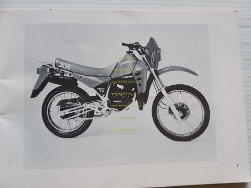 Garelli Tiger 125 XR -Tiger 125 XRD 1985 manuale uso …