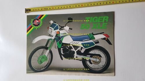 Garelli Tiger 50 XLE 1986 depliant italiano originale brochure