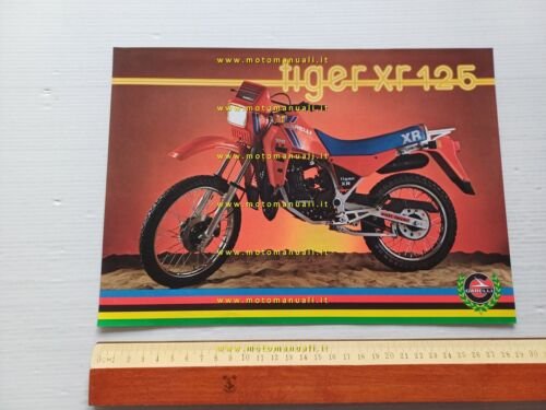 Garelli Tiger XR 125 1985 depliant italiano originale
