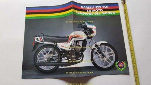 Garelli TSR 125 1982 depliant moto italiano originale brochure