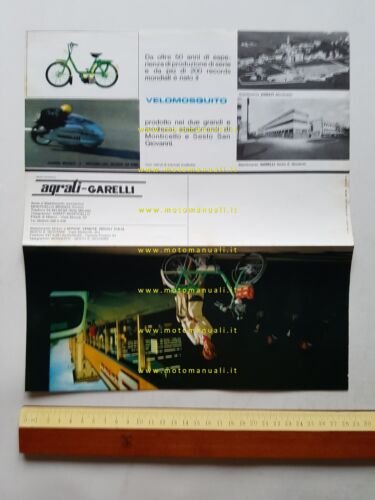 Garelli Velomosquito 38 B anni 60 depliant italiano originale