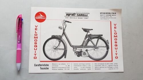Garelli Velomosquito 49 cc depliant originale motorcycle brochure