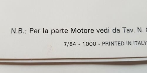 Garelli Velomosquito 50 1984 catalogo ricambi TELAIO ORIGINALE parts catalogue
