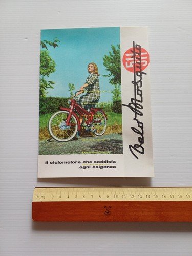 Garelli Velomosquito 511 1955 depliant originale ITALIANO