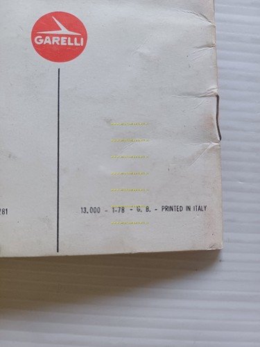 Garelli VIP 1-2V 50 1978 manuale uso manutenzione libretto istruzioni …