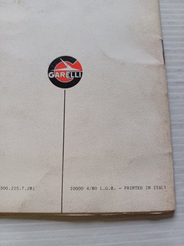 Garelli VIP 1-2V 50 1980 manuale uso manutenzione libretto istruzioni …