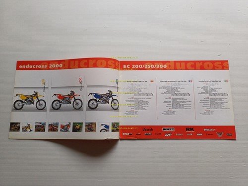 GAS-GAS Enducross modelli 2000 depliant italiano originale