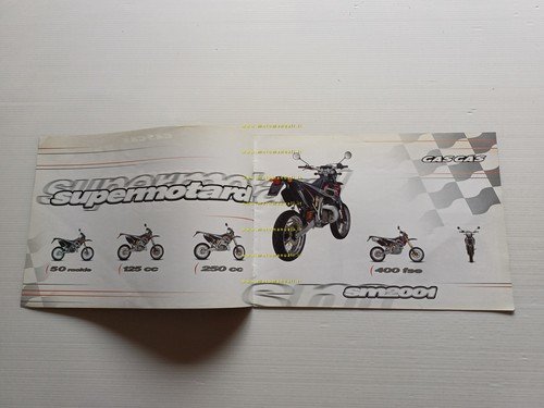 GAS-GAS Supermotard modelli 2001 depliant italiano originale