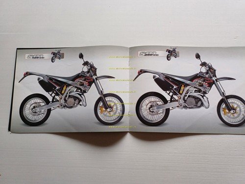 GAS-GAS Supermotard modelli 2001 depliant italiano originale
