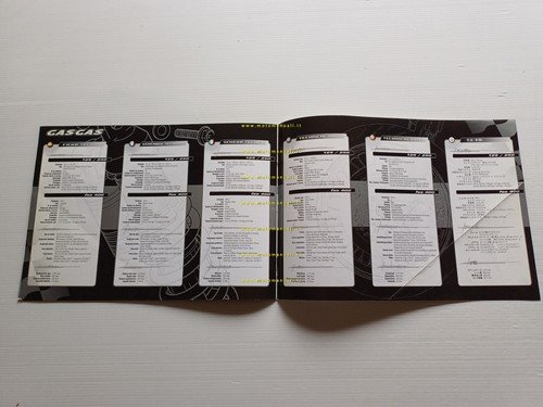 GAS-GAS Supermotard modelli 2001 depliant italiano originale