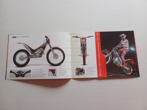 GAS-GAS TXT PRO-05 trial 2005 depliant originale