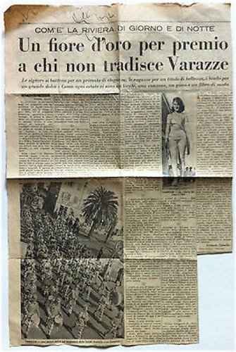 Gazzetta Sera - 1954 - Varazze - La stella del … | Immagine principale