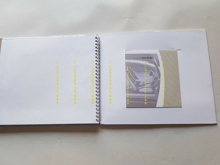 General Motors Hy-Wire Hydrogen 2002 cartella stampa originale press kit