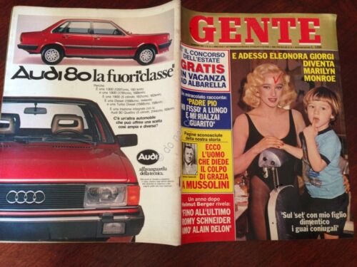 Gente Rivista Magazine 10 Giugno 1983 n. 23 Eleonora Giorgi …