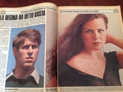 Gente Rivista Magazine 14 Gennaio 1983 n. 2 Koo Stark