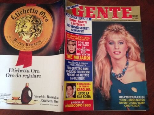 Gente Rivista Magazine 17 Dicembre 1982 n. 51 Heather Parisi …