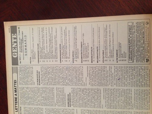 Gente Rivista Magazine 21 Gennaio 1983 n. 3 Giorgia Fiorio … | Immagine Gallery 2