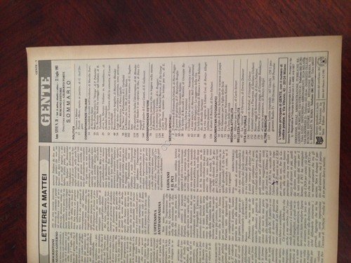 Gente Rivista Magazine 22 Luglio 1983 n. 28 Liliana Cosi …