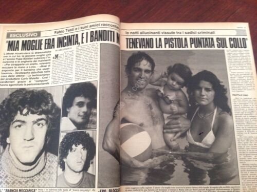 Gente Rivista Magazine 27 Maggio 1983 n. 21 Fabio Testi …