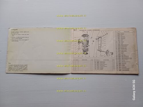 Gilera 124 - 175 Regolarita' Competizione 1970 catalogo ricambi originale