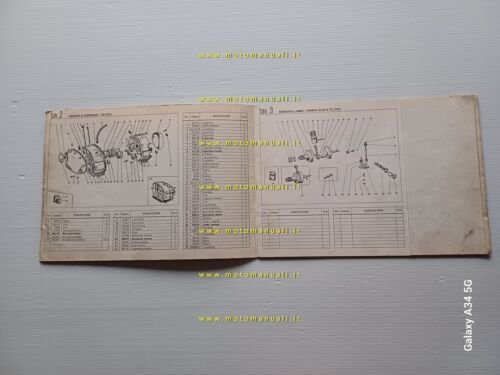 Gilera 124 - 175 Regolarita' Competizione 1970 catalogo ricambi originale
