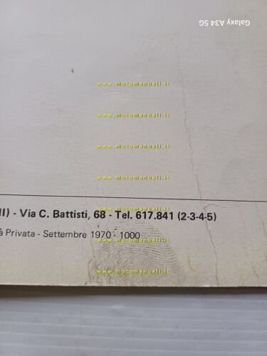 Gilera 124 - 175 Regolarita' Competizione 1970 catalogo ricambi originale
