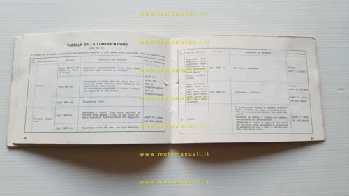 Gilera 124 4V ST 1968 manuale uso manutenzione libretto originale