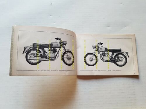 Gilera 124 4V ST 1970 manuale uso manutenzione originale owner's …