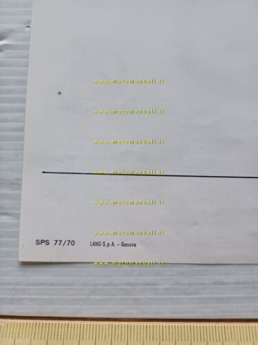 Gilera 124 5V Regolarit Casa 1970 depliant italiano moto originale