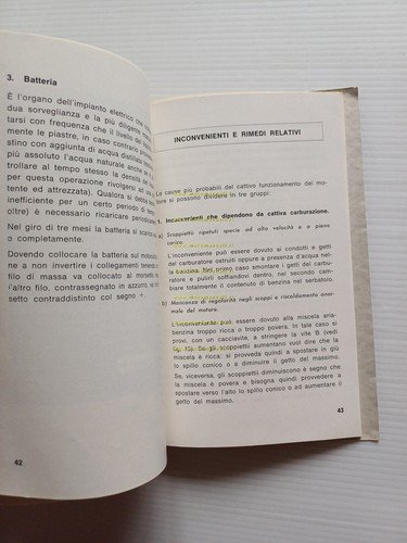 Gilera 124 6 Giorni 1962 manuale uso manutenzione libretto istruzioni …
