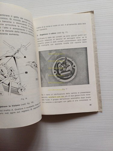 Gilera 124 6 Giorni 1962 manuale uso manutenzione libretto istruzioni …