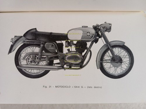 Gilera 124 6 Giorni 1962 manuale uso manutenzione libretto istruzioni …