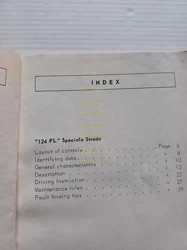 Gilera 124 FL Speciale Strada 1965 manuale uso manutenzione originale …