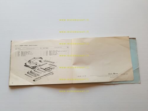 Gilera 124 Normale - Extra 1960 catalogo ricambi originale