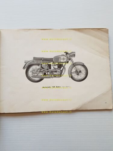 Gilera 124 Normale - Extra 1960 catalogo ricambi originale
