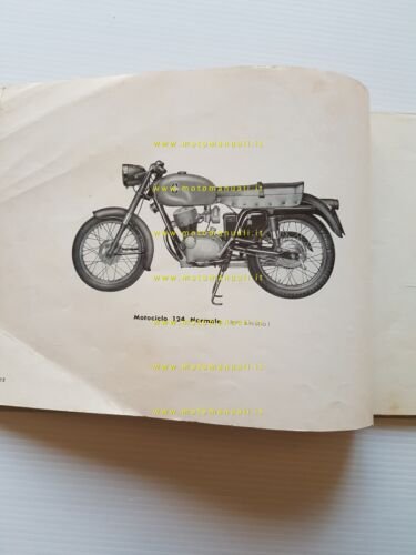 Gilera 124 Normale - Extra 1960 catalogo ricambi originale