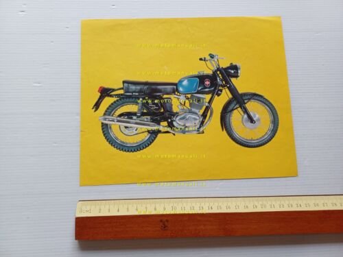 Gilera 124 Speciale Fuori Strada 1965 depliant INGLESE originale