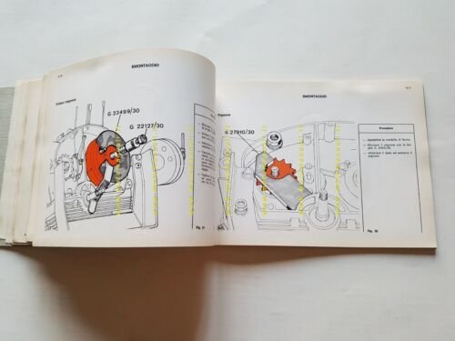 Gilera 125 - 150 Arcore 1972 manuale officina originale workshop …