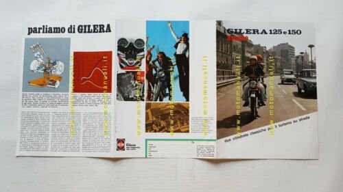 Gilera 125 - 150 Arcore 1974 depliant italiano moto originale