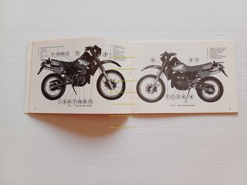 Gilera 125-200 Arizona Hawk-RTX 1986 manuale uso manutenzione libretto originale