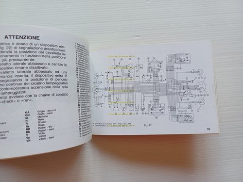Gilera 125-200 RX 1985 manuale uso manutenzione libretto istruzioni italiano
